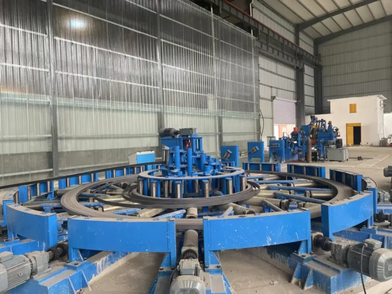 Ring accumulator of an H-beam production line