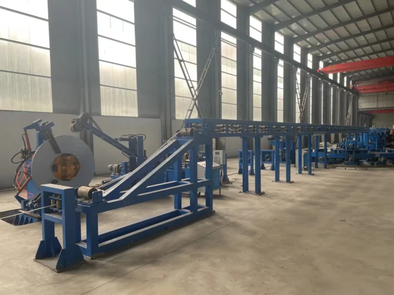 H-beam production line unit in the workshop