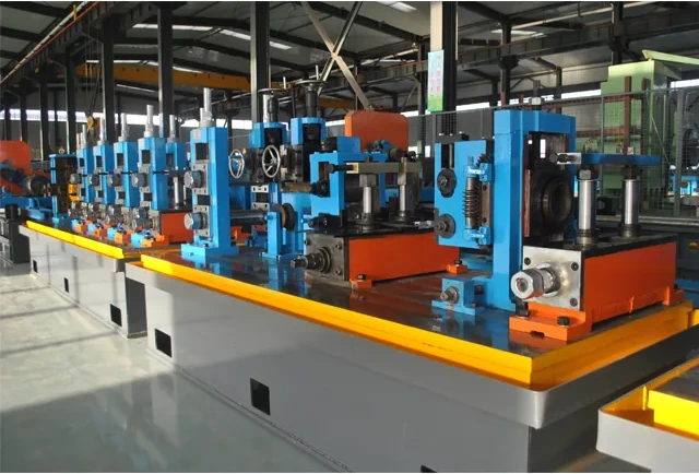 HG114 tube mill line in the workshop