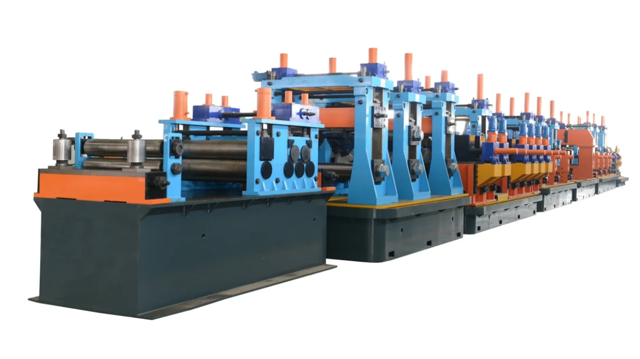 HG273 tube mill line on a white background