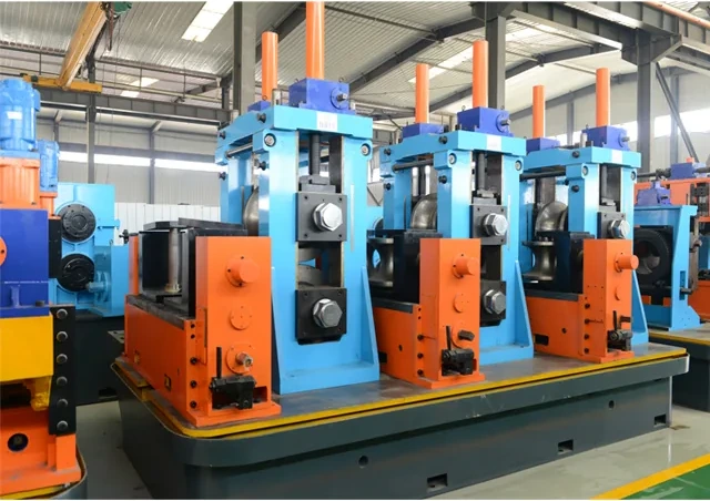 HG273 tube mill line in the workshop