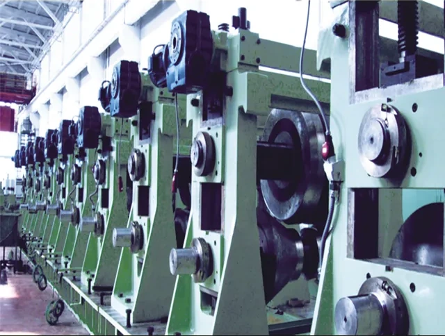 HG508 heavy forming stands with the drive gearboxes