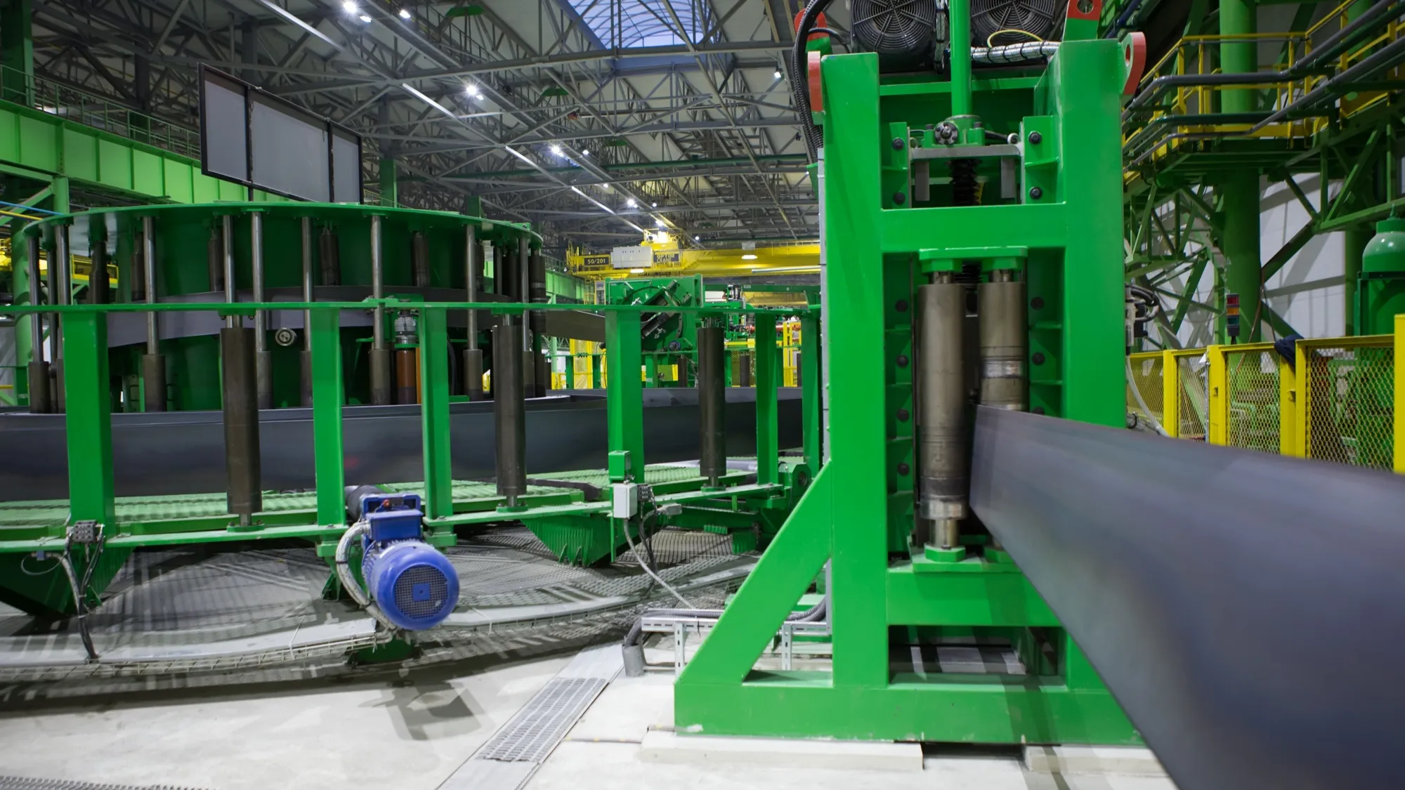 Green HG508 tube mill frame for 219 to 508 mm large pipe