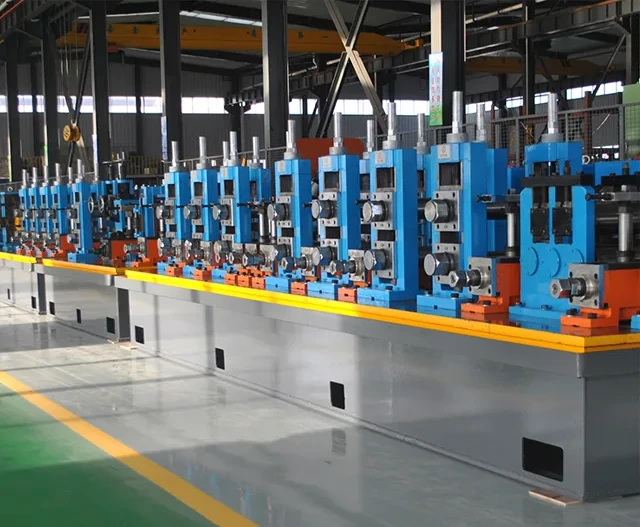 HG76 tube mill line in the assembly bay