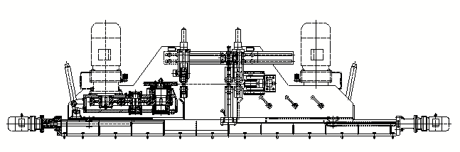 Edge milling machine of the Φ1620 class (drawing)
