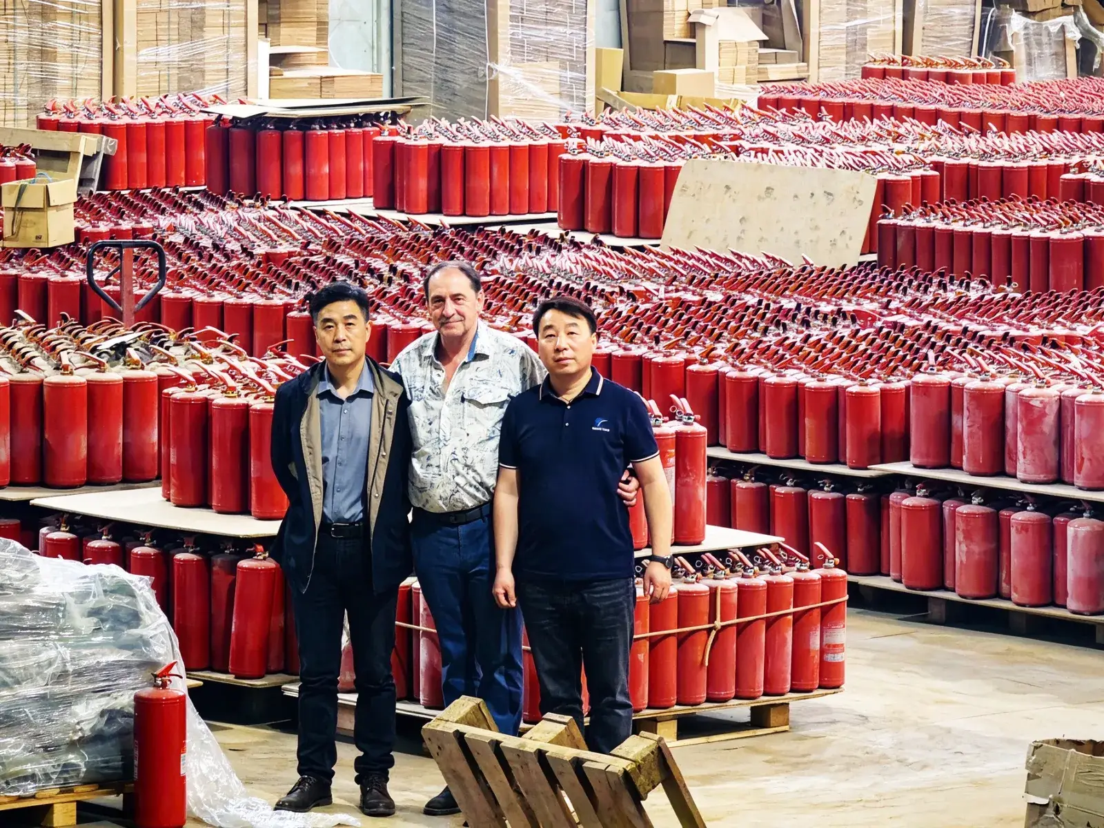 Fire-extinguisher tube customer in Russia at the customer's plant — 168 × 7 mm